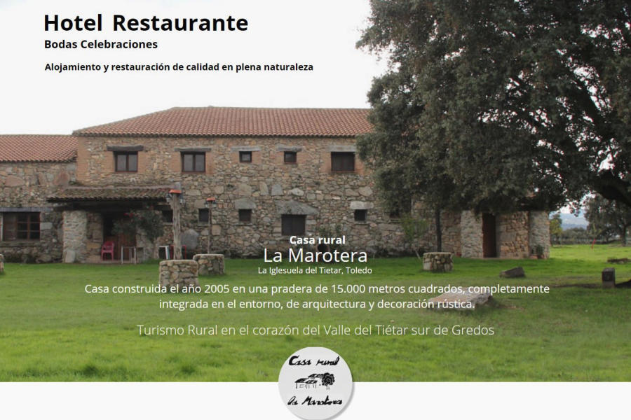 Hotel Restaurante La Marotera Bodas Celebraciones